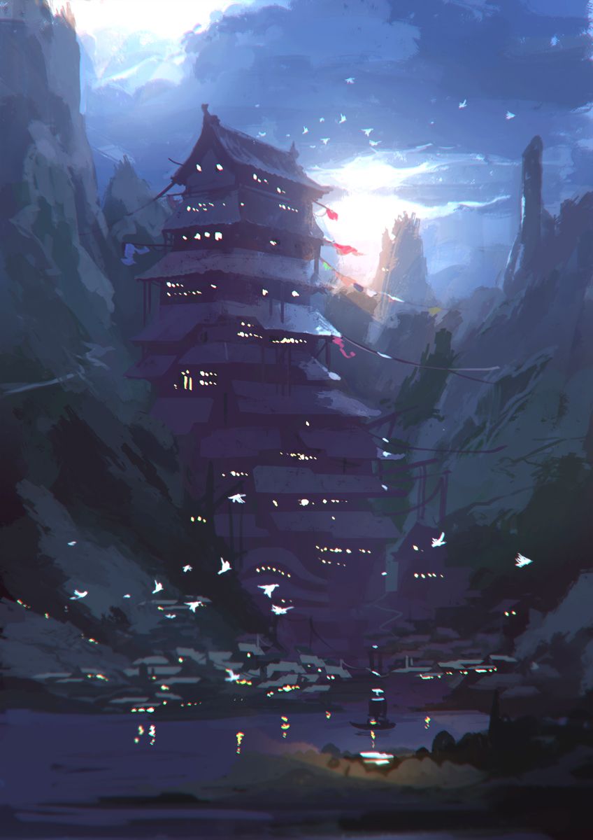 【P站画师】日本画师Niy的插画作品- 趣动漫
