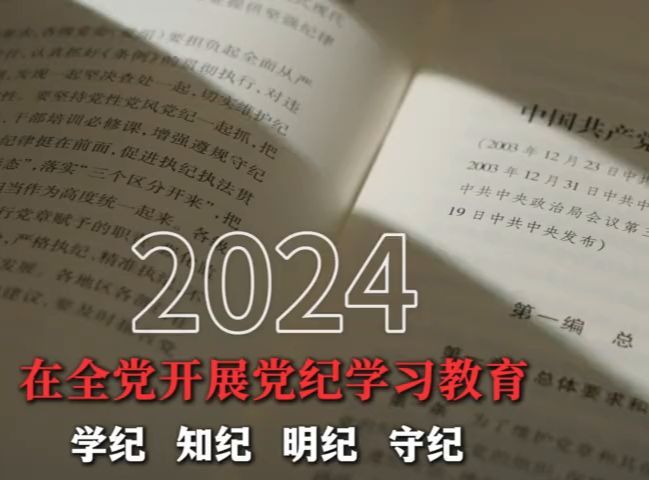 【党纪学习教育】微视频《纪律的力量》