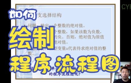 绘制选择结构的程序流程图