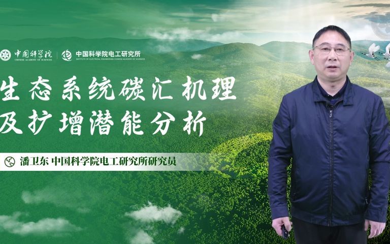 生态系统碳汇机理及扩增潜能分析——潘卫东