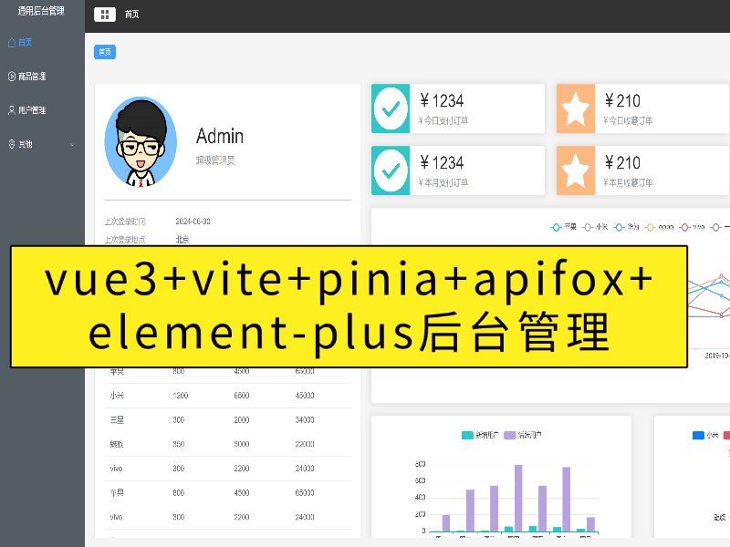 vue项目实战，vue3项目实战，vue3项目（已完结）前端面试(vue3+vite+pinia+element-plus+apifox+nvm+axios)
