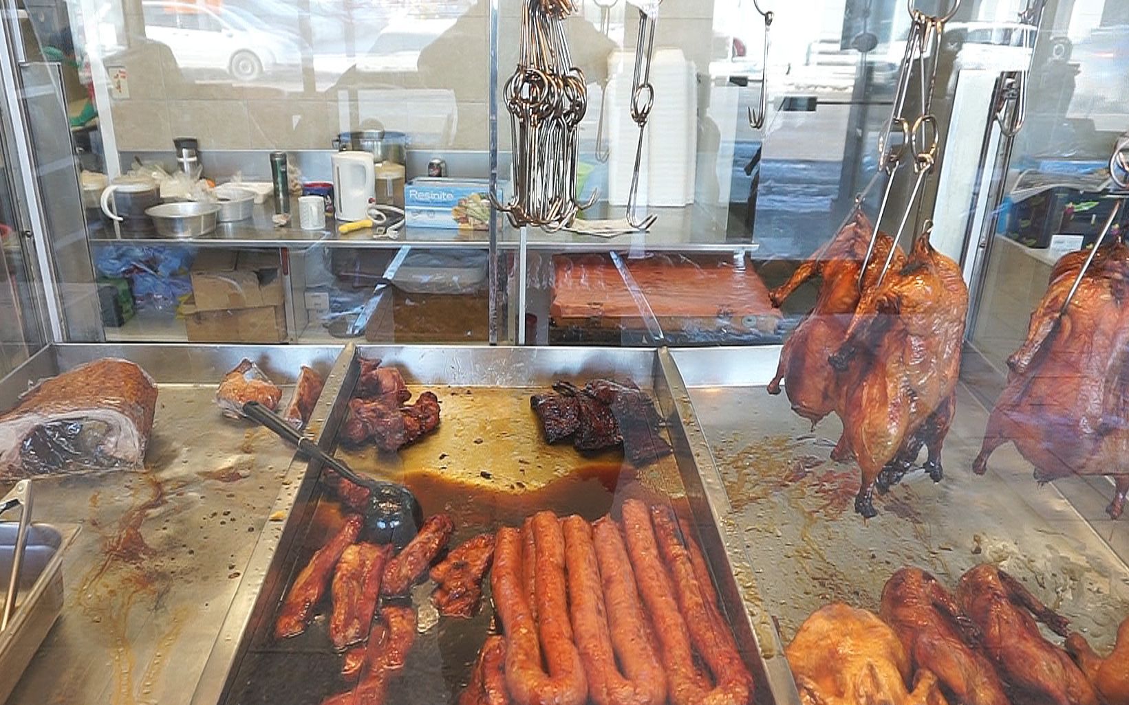 Eating at the best CHINESE BBQ RESTAURANT in my city