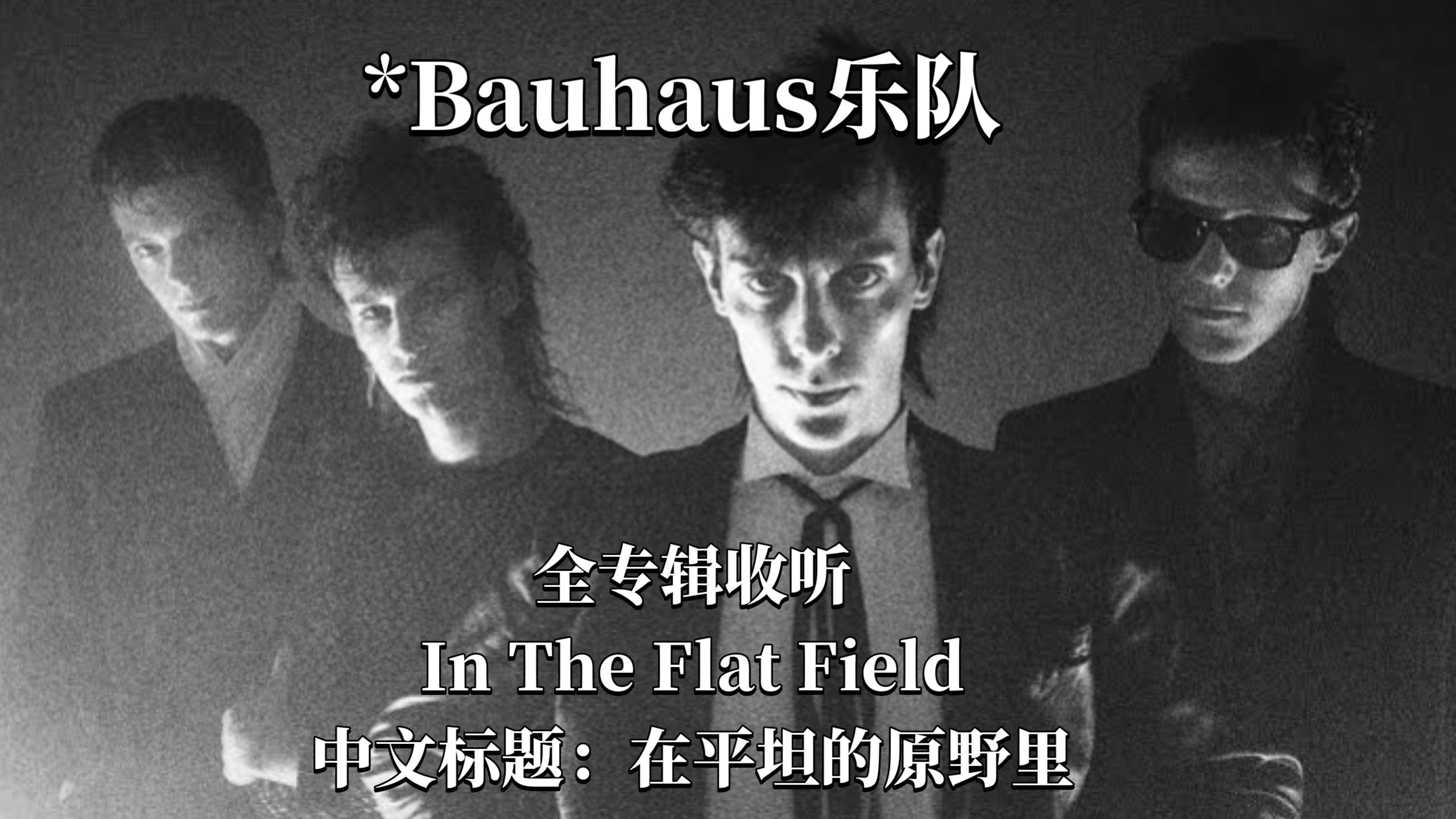 「哥特摇滚/后朋克」Bauhaus--In the flat field 融合了不少风格的哥特摇滚佳作