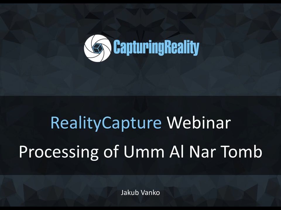 RealityCapture Free Webinar_ Advanced workflow for a combination of images and l