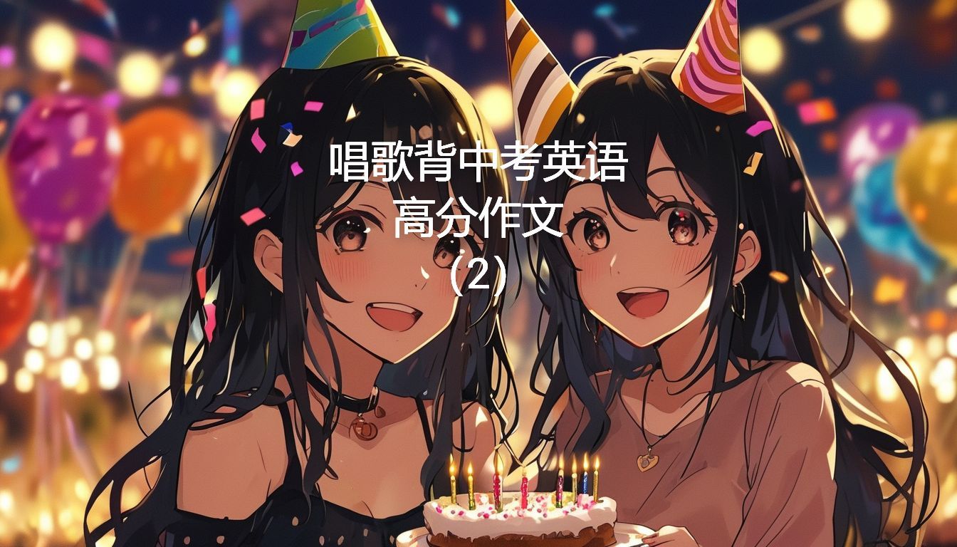 唱歌背中考英语高分作文 1 观点看法 2 What’s the Meaning of A Friend 试听