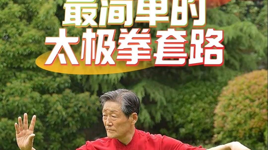 【易学】陈氏太极拳最简单的套路