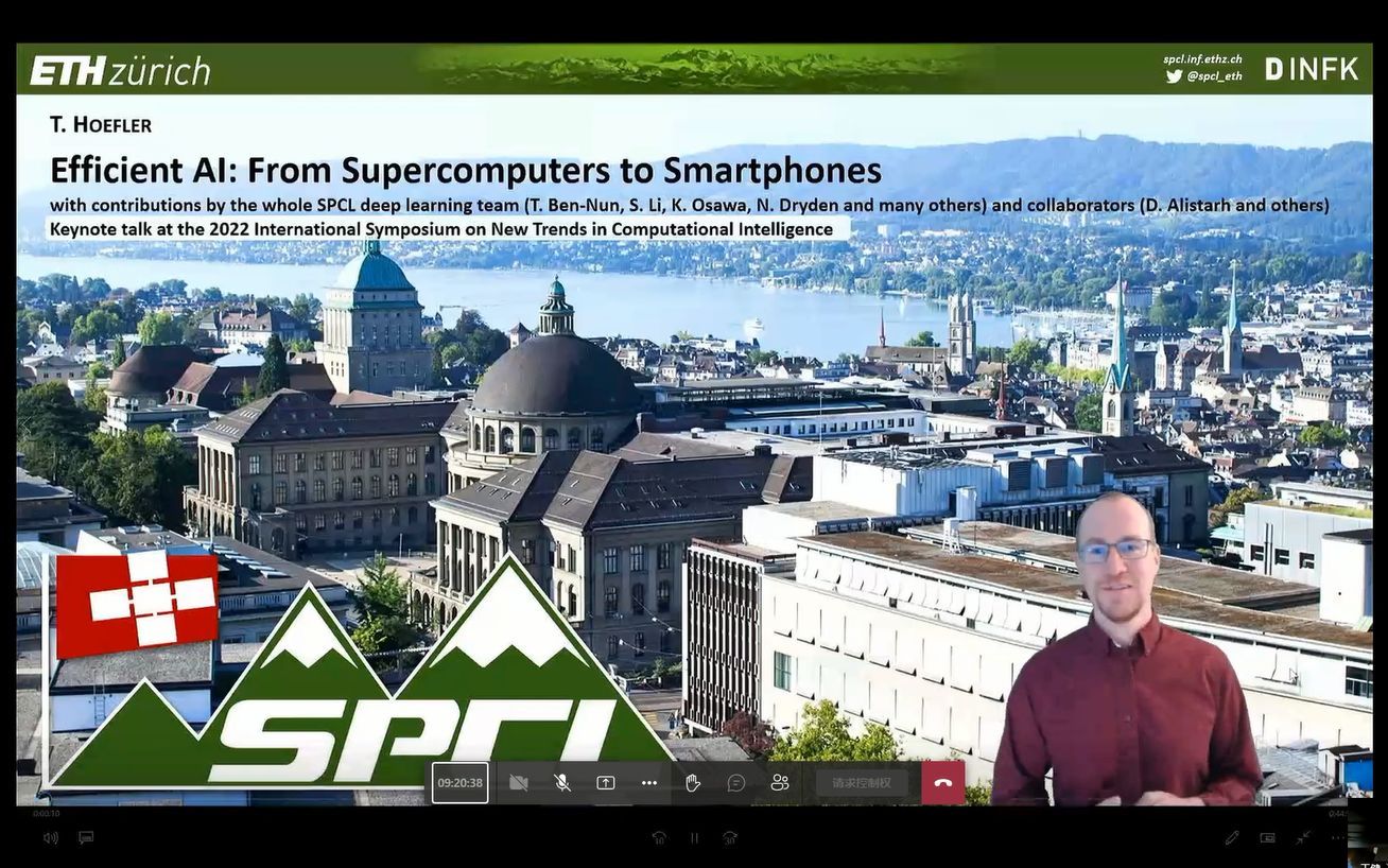 20221217_Torsten Hoefler_Efficient AI：From Supercomputers to Smartphones