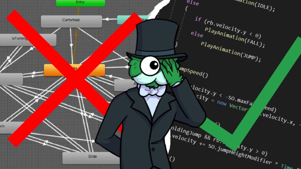 【Unity教程搬运】不要使用 Unity Animator，而是使用代码！ - 教程