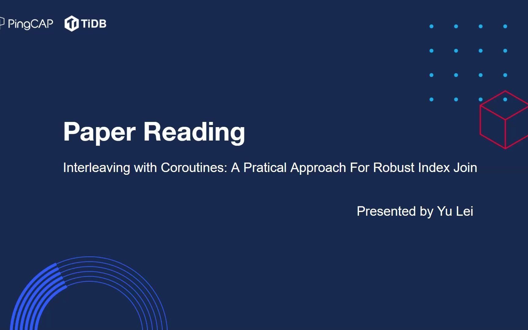 Interleaving with Coroutines: A Practical Approach for Rob丨Paper Reading 线上直播回顾