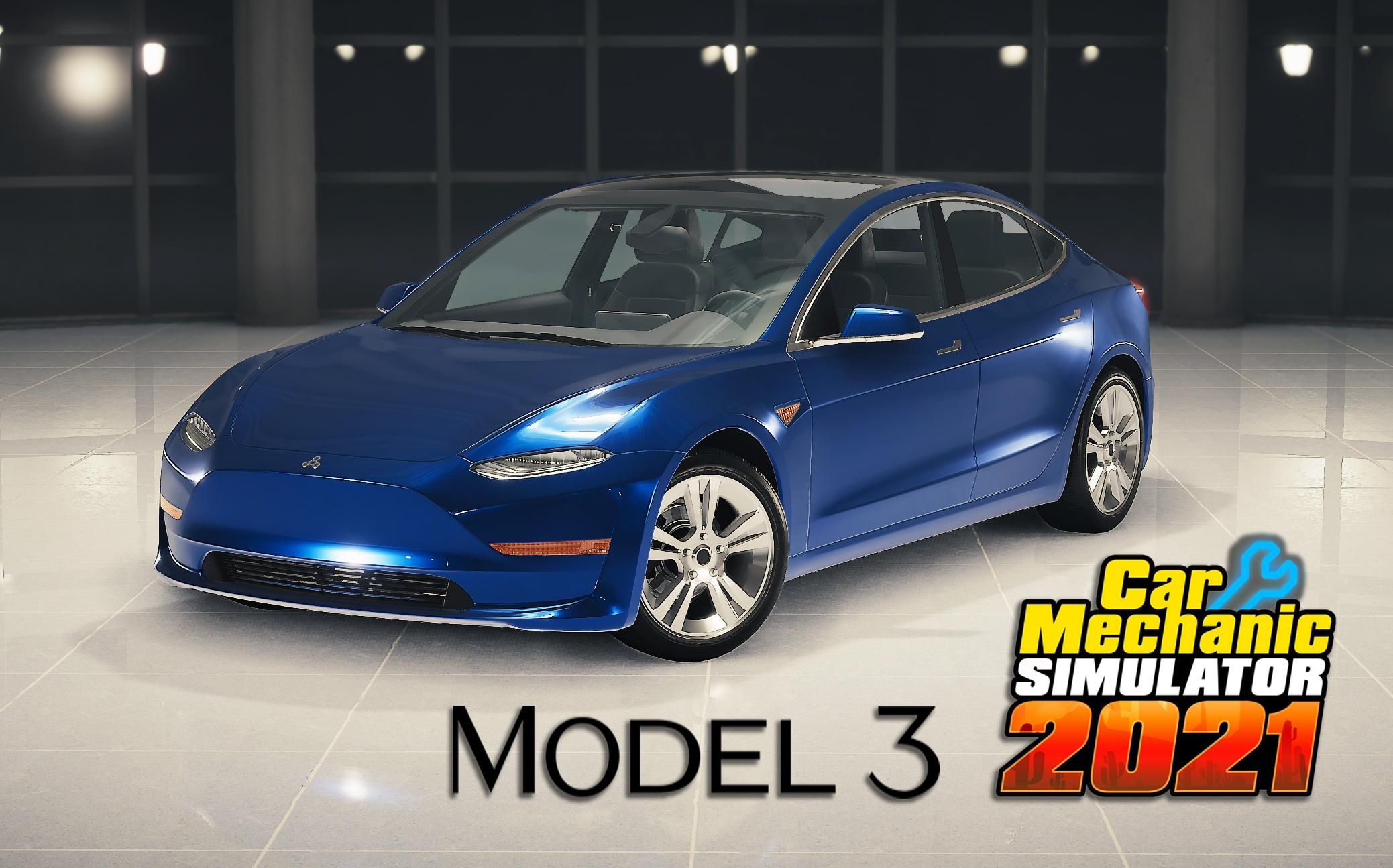 《汽车修理工模拟2021》整备一辆特斯拉model 3 (Atom 330) | Car Mechanic Simulator