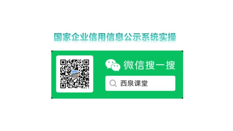 国家企业信用信息公示系统实操