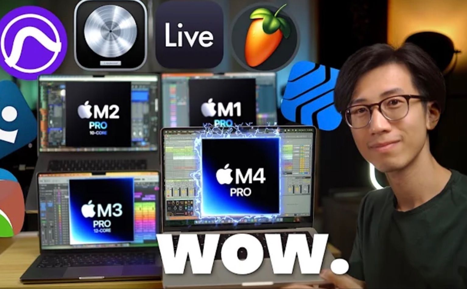 M4 Pro MacBook Pro- 音乐制作的一次飞跃！ | M4 Pro vs M3 Pro vs M2 Pro