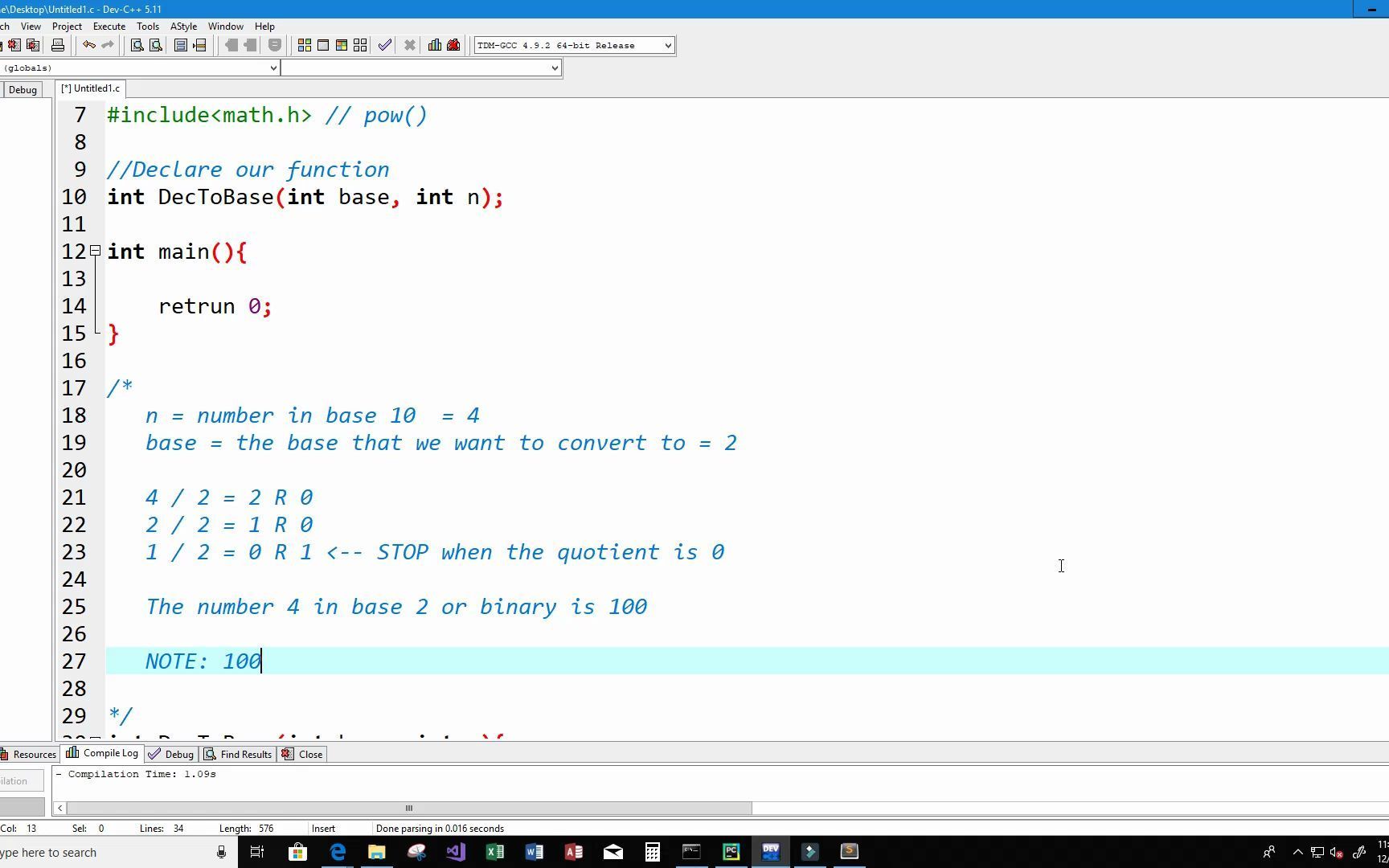 Convert Base 10 To Any Base| 将基数10转换为任何基础