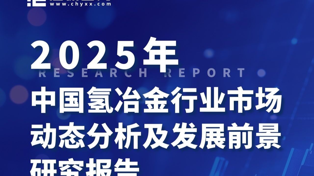 2025年中国氢冶金行业市场动态分析及发展前景研究报告