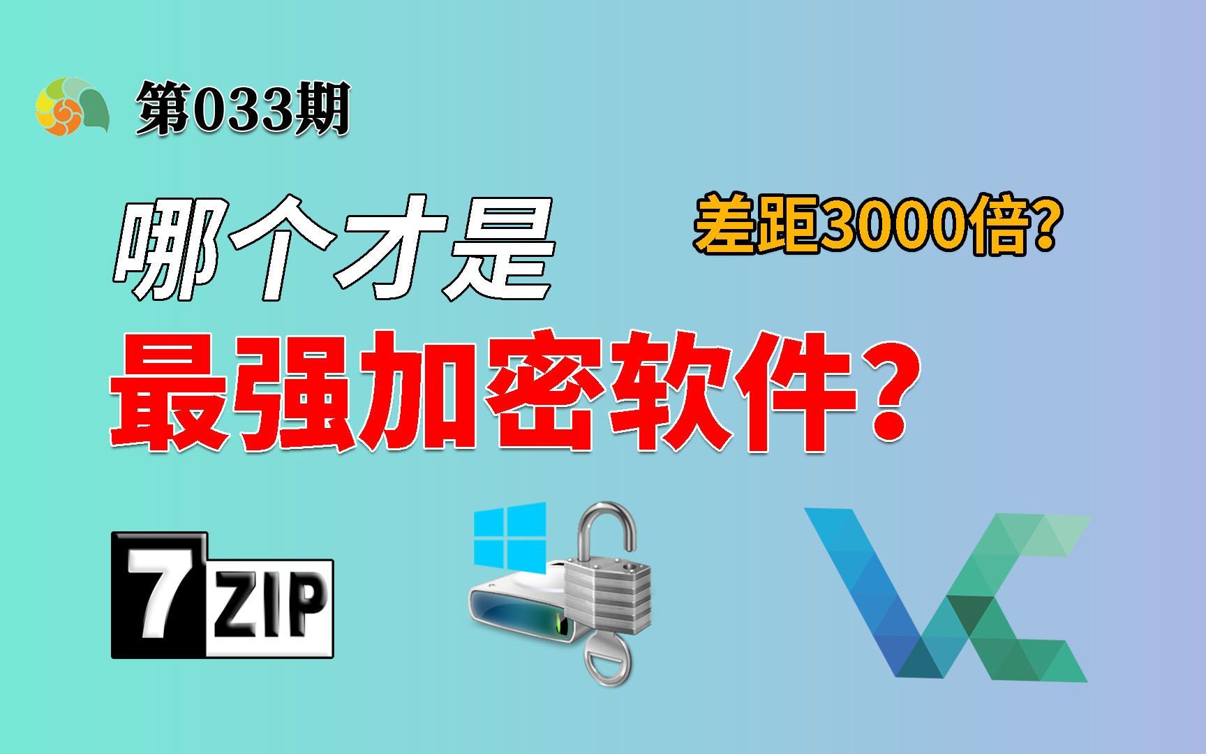【加密解密】WinZip WinRAR 7-zip VeraCrypt BitLocker哪个才是最强的文件加密软件？最强最弱差距3000倍？不服跑个分！