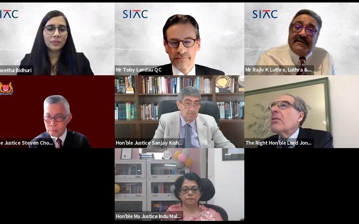 SIAC India Webinar_ Evolution of Arbitration in India and Singapore_ Perspective