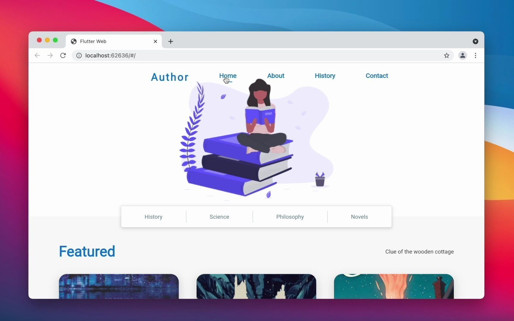 Flutter Web应用 —— A Responsive Website Tutorial for Beginners 2021