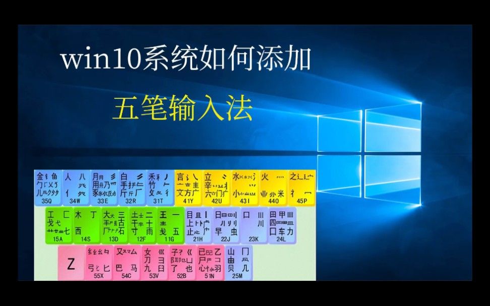 win10系统如何添加五笔输入法