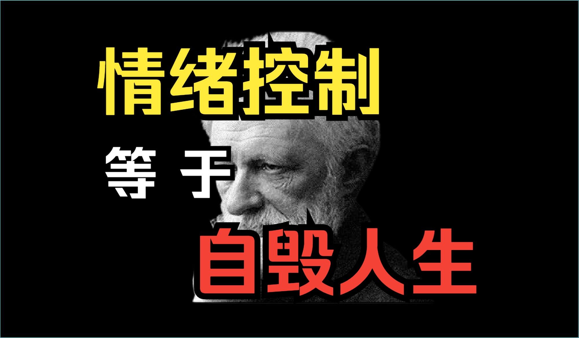 为何情绪越控制人生越毁灭？一口气讲完情绪的本质