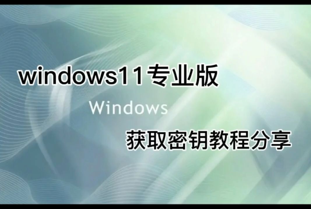 Windows11专业版秘钥怎么获取，一个工具搞定激活正版系统