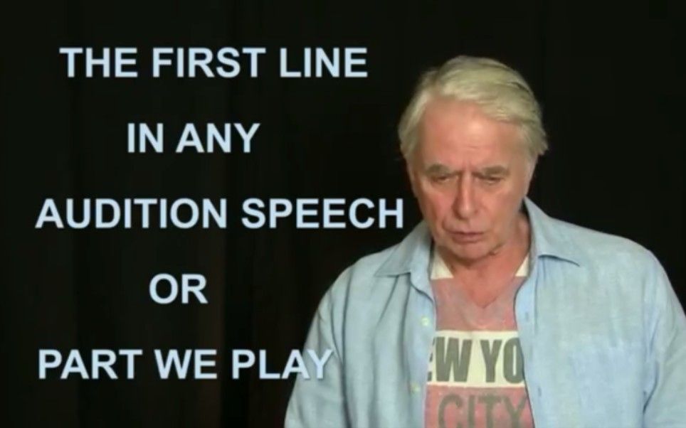 英音|John Windsor Cunningham|The First Line in Speech or Play