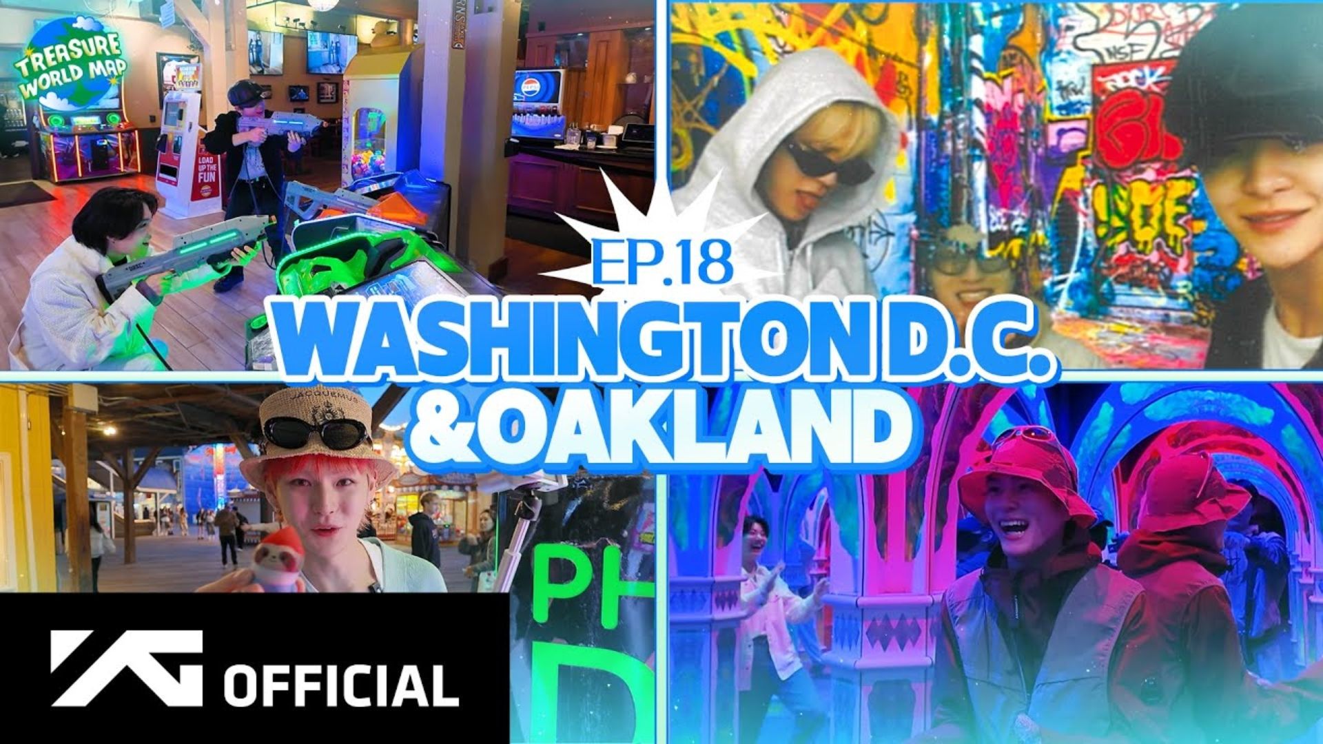 【盒盒物料丨中字】[TREASURE WORLD MAP] EP.18 WASHINGTON D.C. & OAKLAND