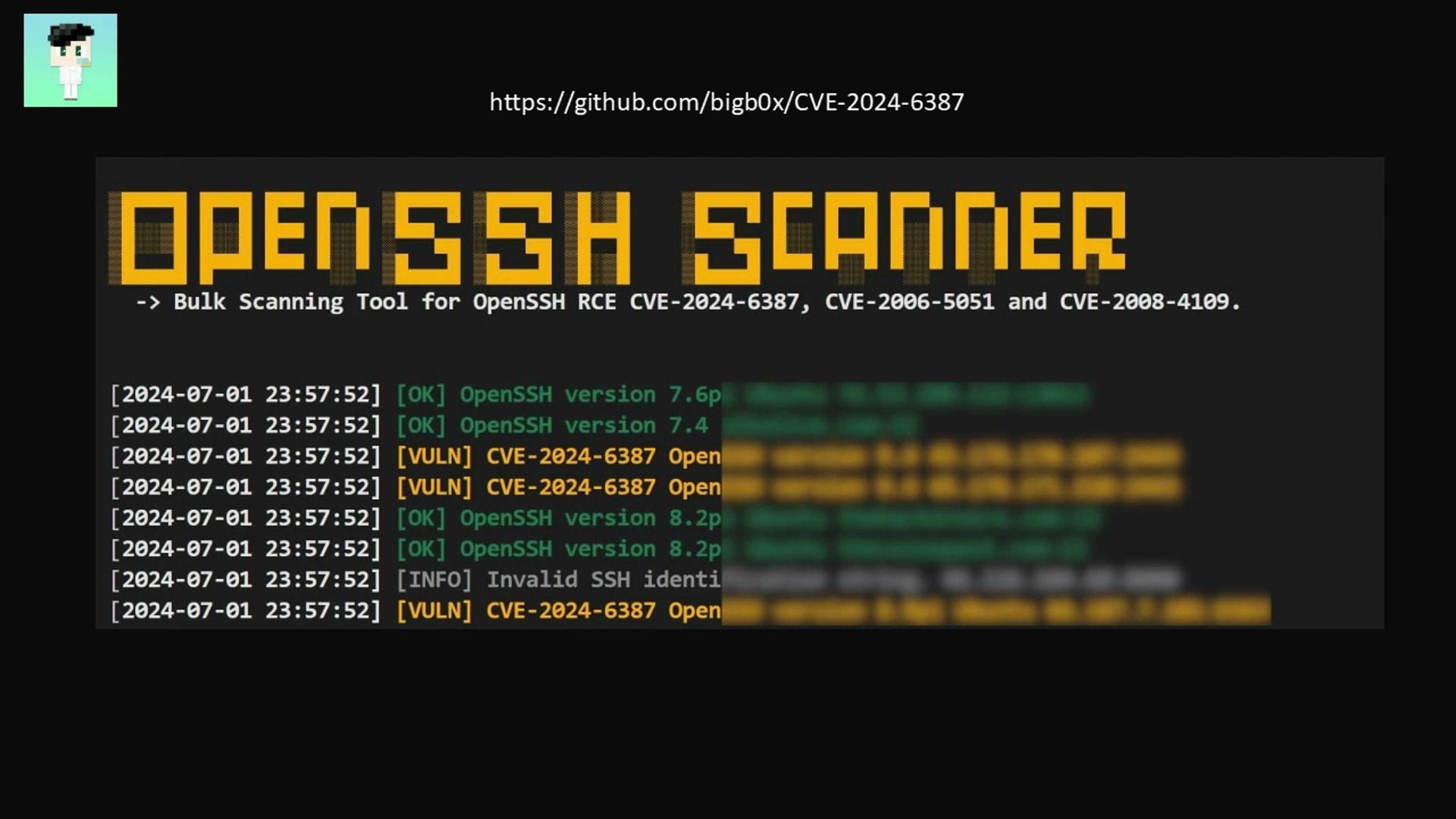【安全漏洞】| 什么是CVE-2024-6387？