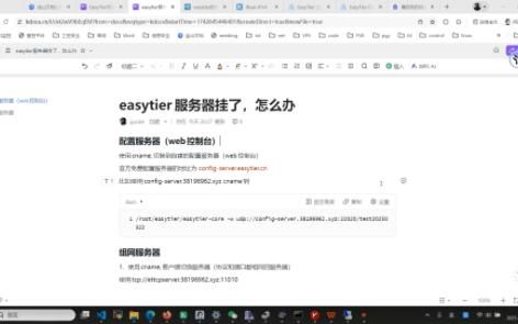 使用cname实现easytier组网服务器和配置服务器的快速切换