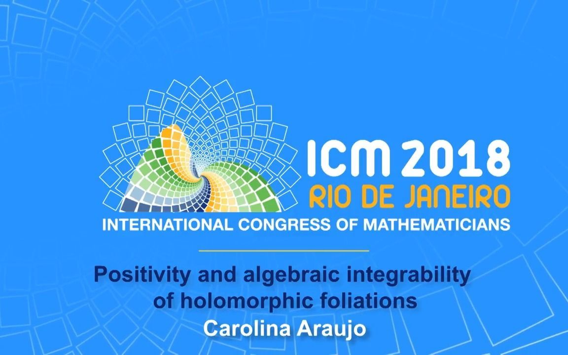 Positivity and algebraic integrability of holomorphic foliations – Carolina Arau