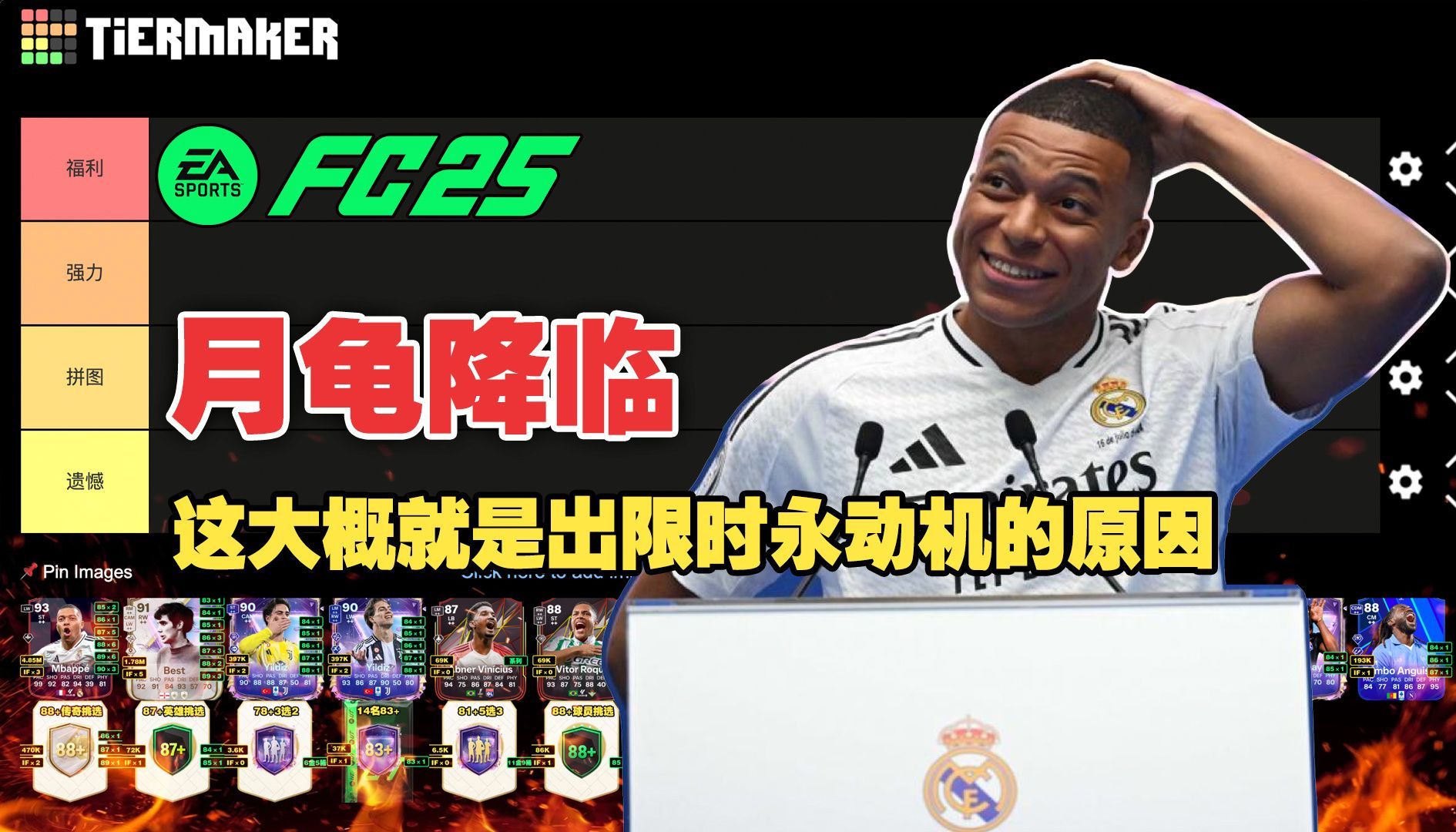 【FC25】首张月龟来掏库存，你交不交？未来之星第一周SBC盘点