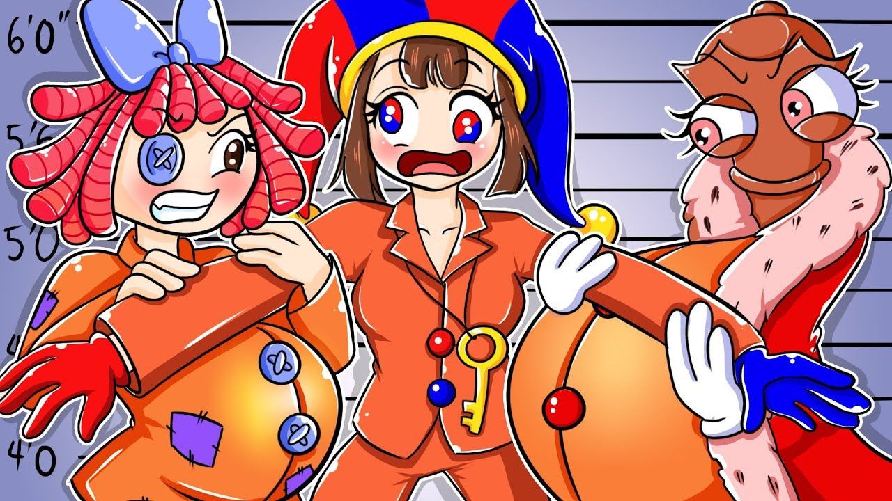 Pomni Pregnant Vs Kinger Pregnant, But in Prison__ - The Amazing Digital Circus