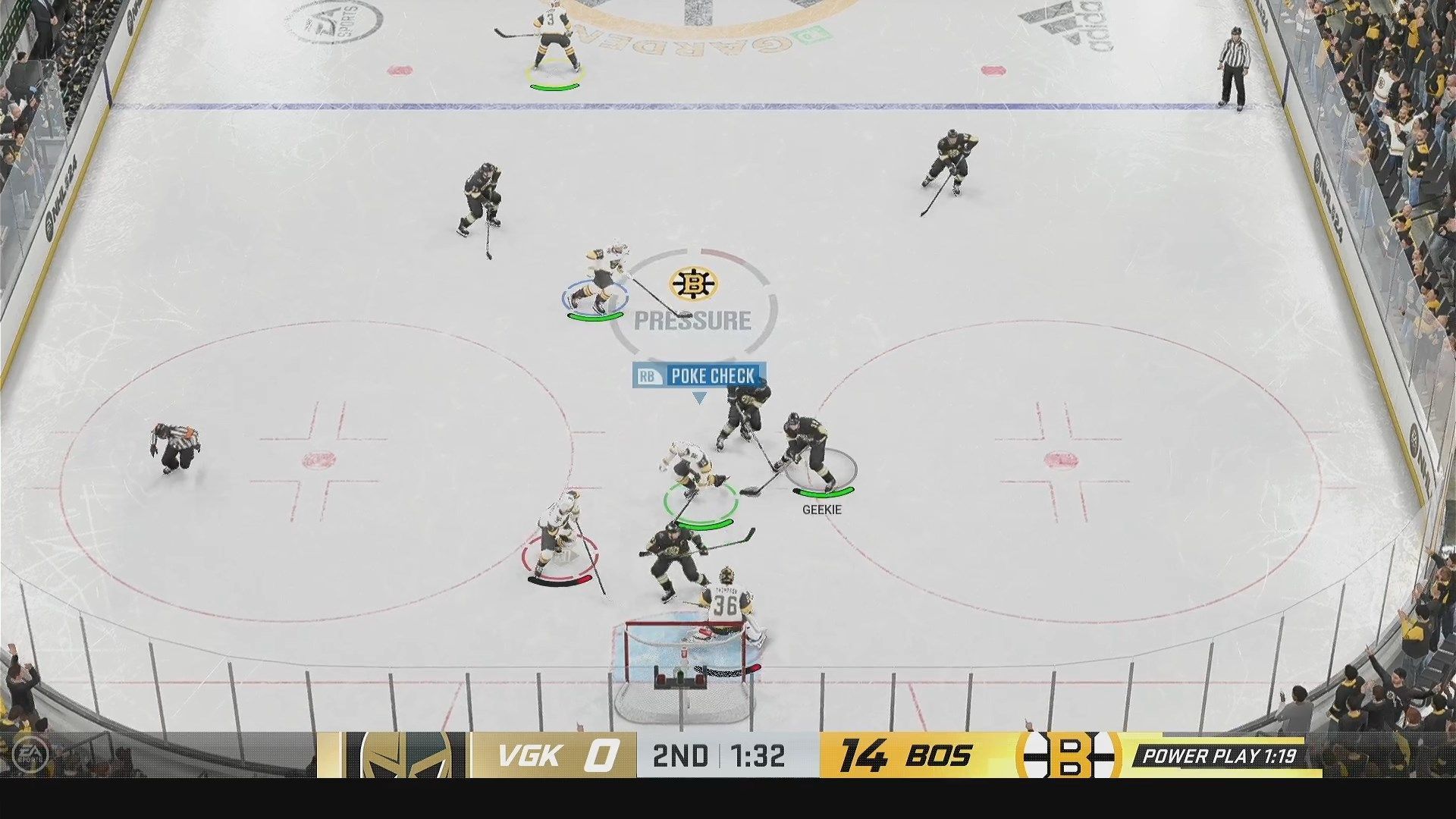 儿子和小朋友本地4人合作《EA体育 美国冰球职业联盟 24》EA SPORTS NHL 24 冰球游戏，被电脑血虐