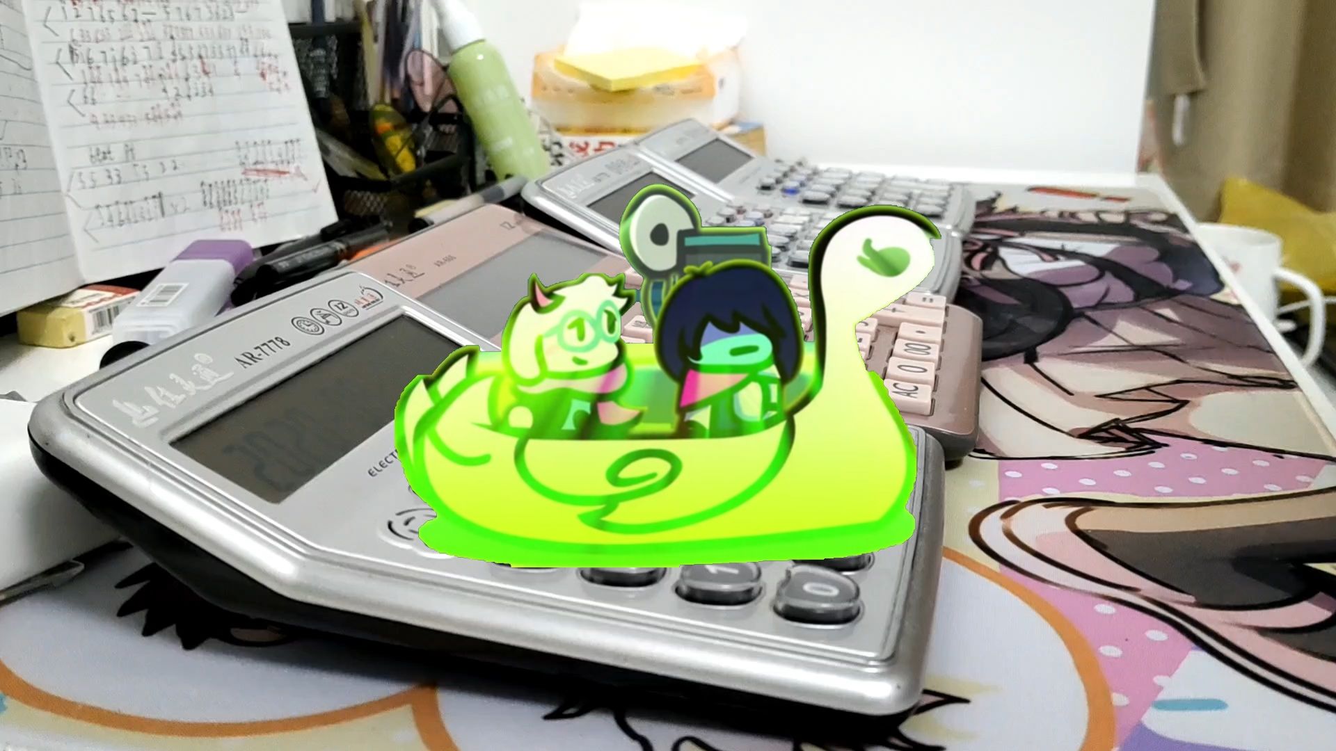用四台计算器弹deltarune《acid of true love》