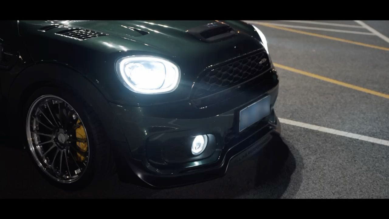 Mini Countryman 在上海 姿态，空气套件，轮毂一样不能少 DuelL Ag外观套件， kw v3避震，SSR cv04s 20寸 锻造轮毂