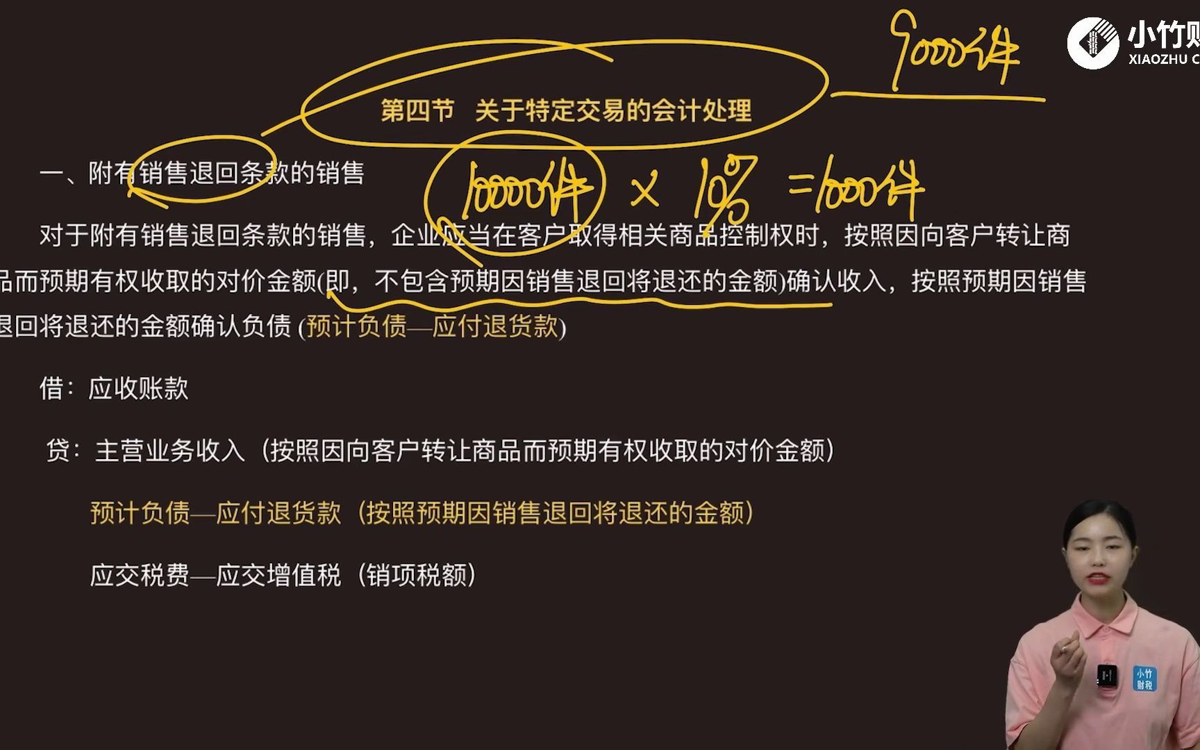 58 附有销售退回条款的销售，附有质量保证条款的销售