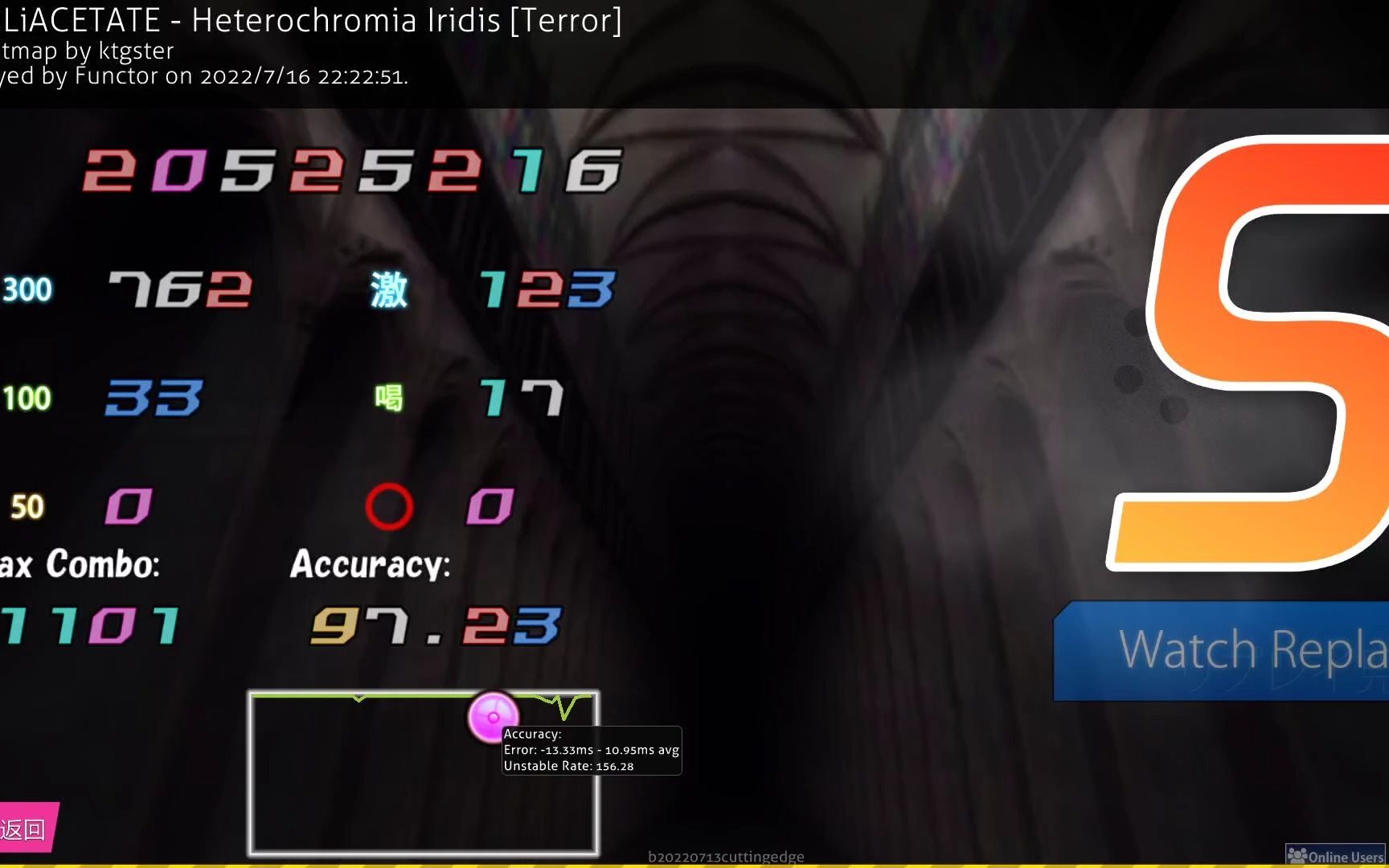 [osu!] FOLiACETATE - Heterochromia Iridis [Terror] FC