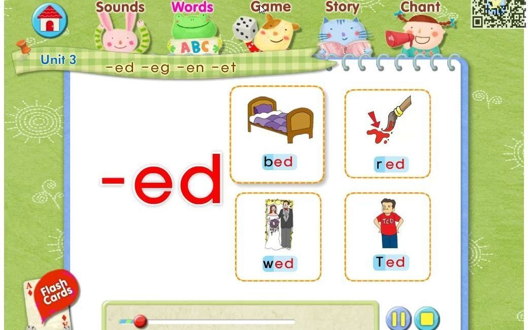 SG自然拼读2-短元音-ed-eg-en-et2单词