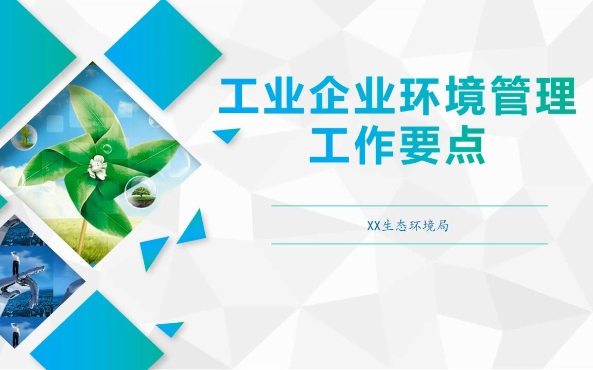 工业企业环境管理工作要点