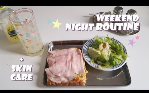 【goyolog】韩妹周末日常生活VLOG>>>健康饮食/skin care/料理/看电视