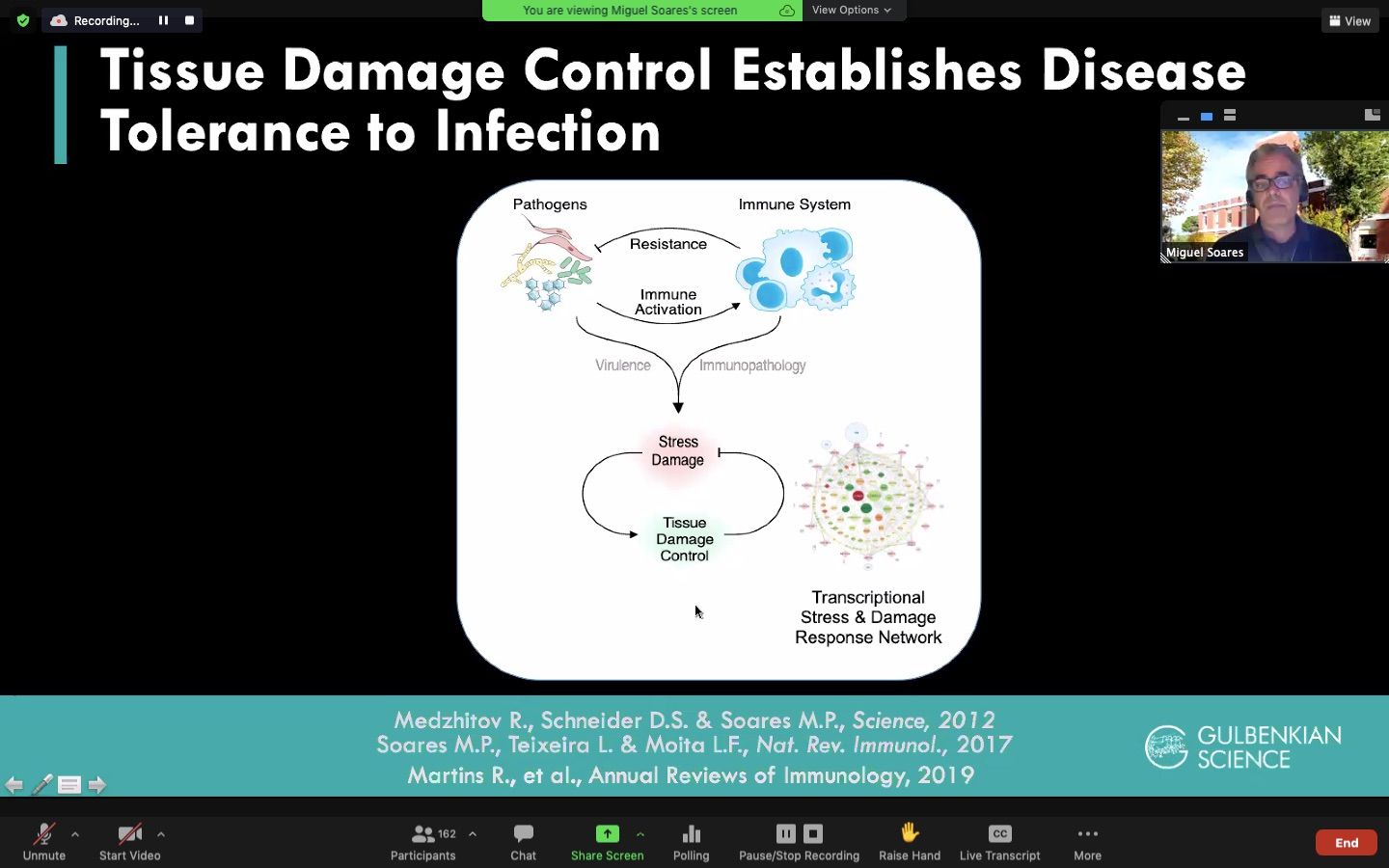 The iron age of disease tolerance to infection by Dr. Miguel Soares