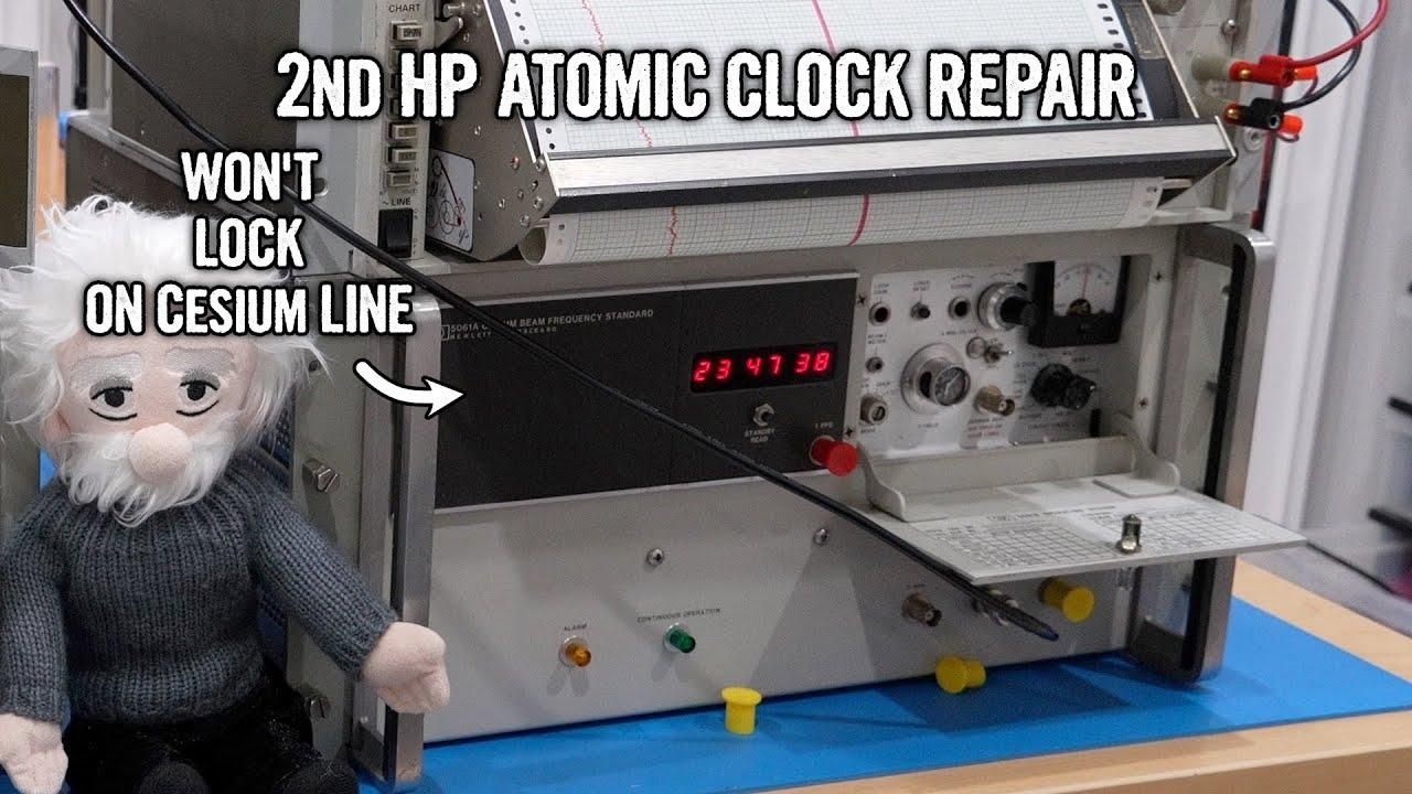 Another HP 5061A atomic clock comes in for repair, and it