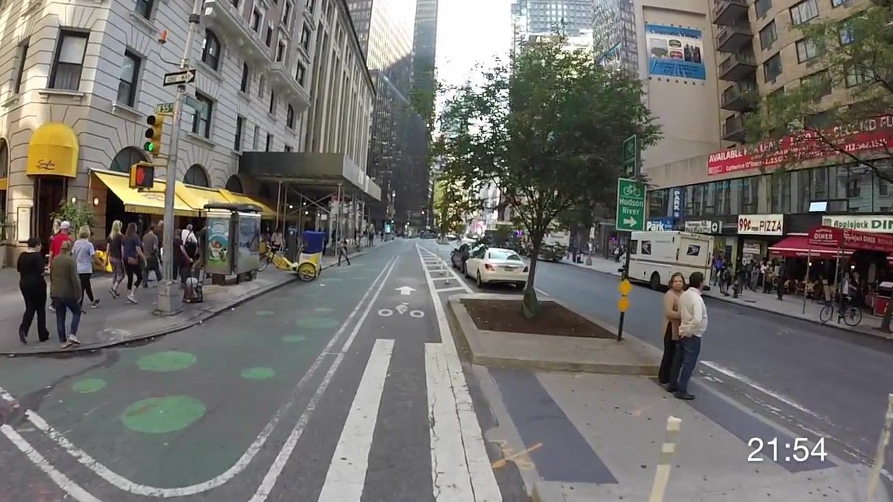 虚拟跑步 纽约时代广场  Times Square Virtual Run_ Fun New York City Treadmill Scenery