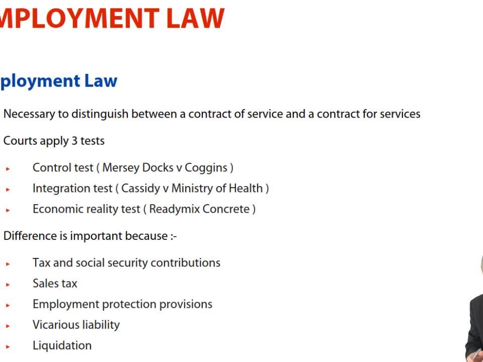 Employment Law, Dismissal 你的英语进步神奇，照此方法，精听-跟读-背诵-默写-笔译-口译、重复重复，重复 N次（N》100）