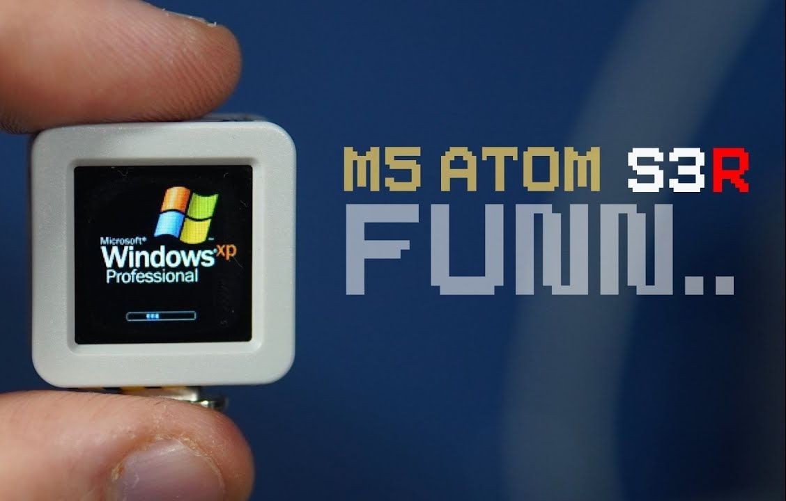 外网大神用M5Atom S3R做的有趣项目
