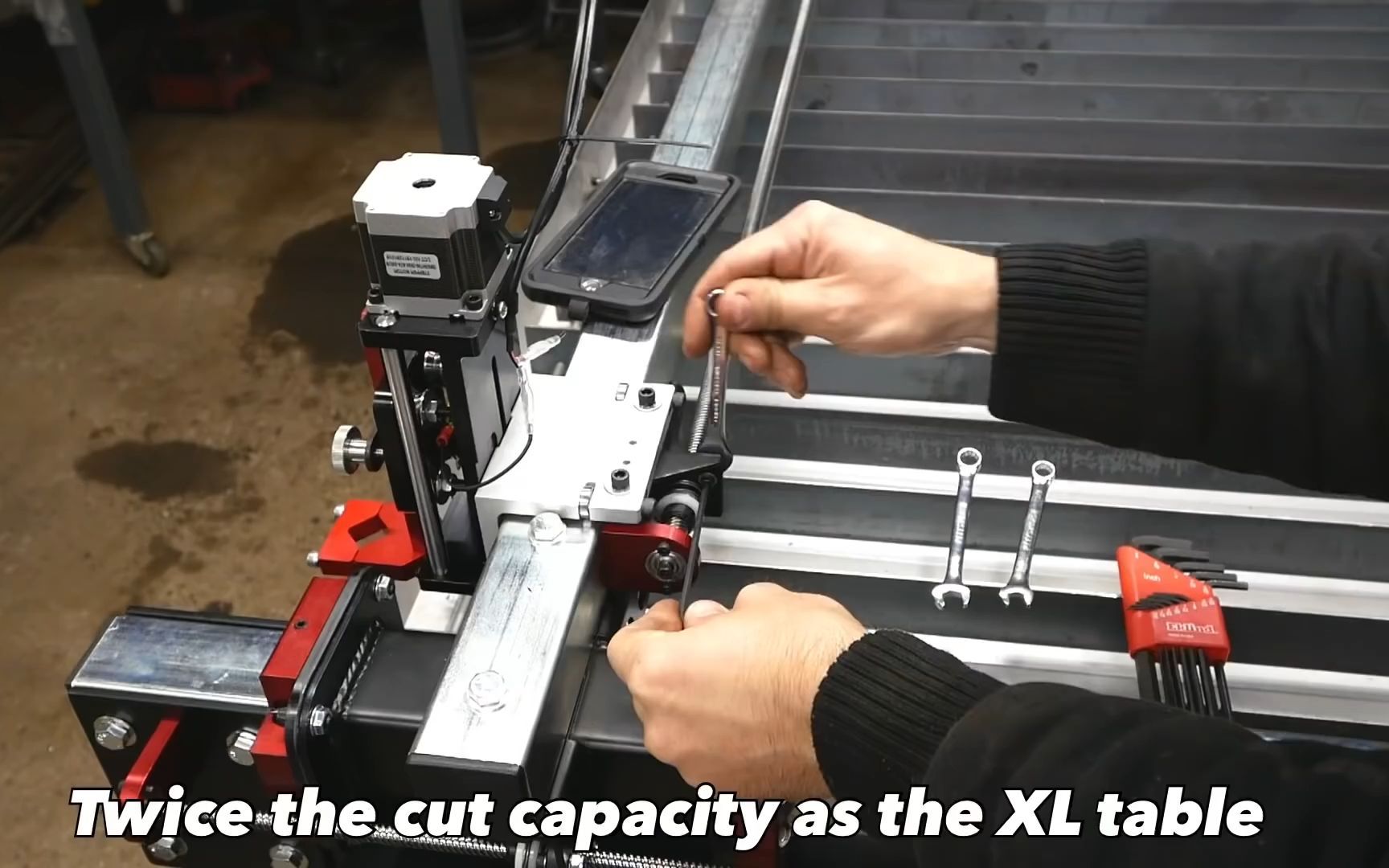 The new Crossfire PRO CNC plasma table from Langmuir systems (diy等离子)