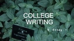 大学写作课 5 Essay 1