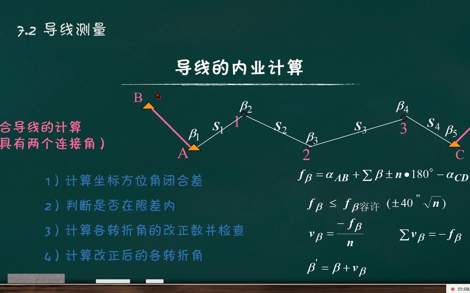 战地测绘】注册测绘师/基础课 控制测量下