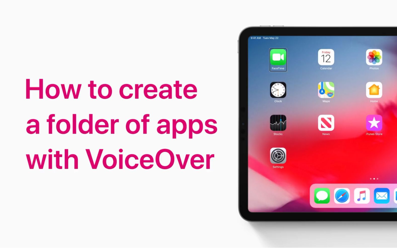 苹果支持 How to organize apps with the VoiceOver rotor— Apple Support