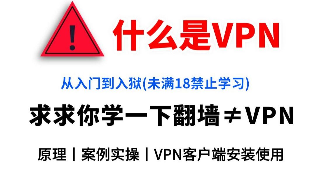 VPN 入门到入狱只需3步？网络工程师全面讲解VPN最新项目实战，学会就能远离铁窗泪！VPN入门_VPN工作原理_VPN配置_VPN项目_网络安全