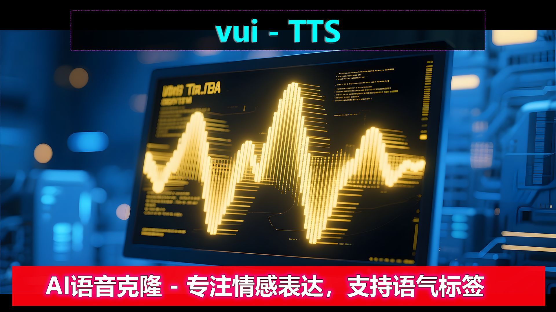 Vui-TTS 声音克隆 | 文字转语音，轻量级，极速推理，低显存，支持多种语气标签，语音情感控制！支持50系！